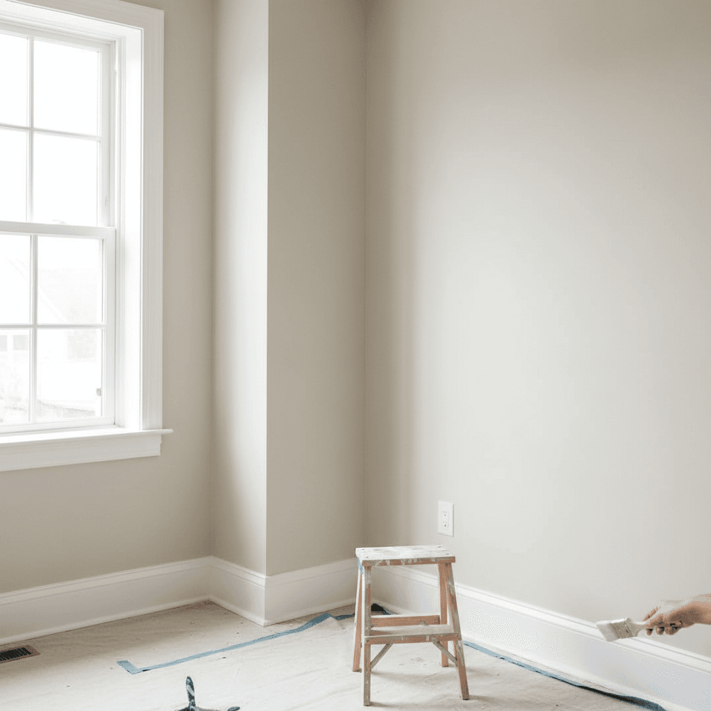 Trim and molding painting
