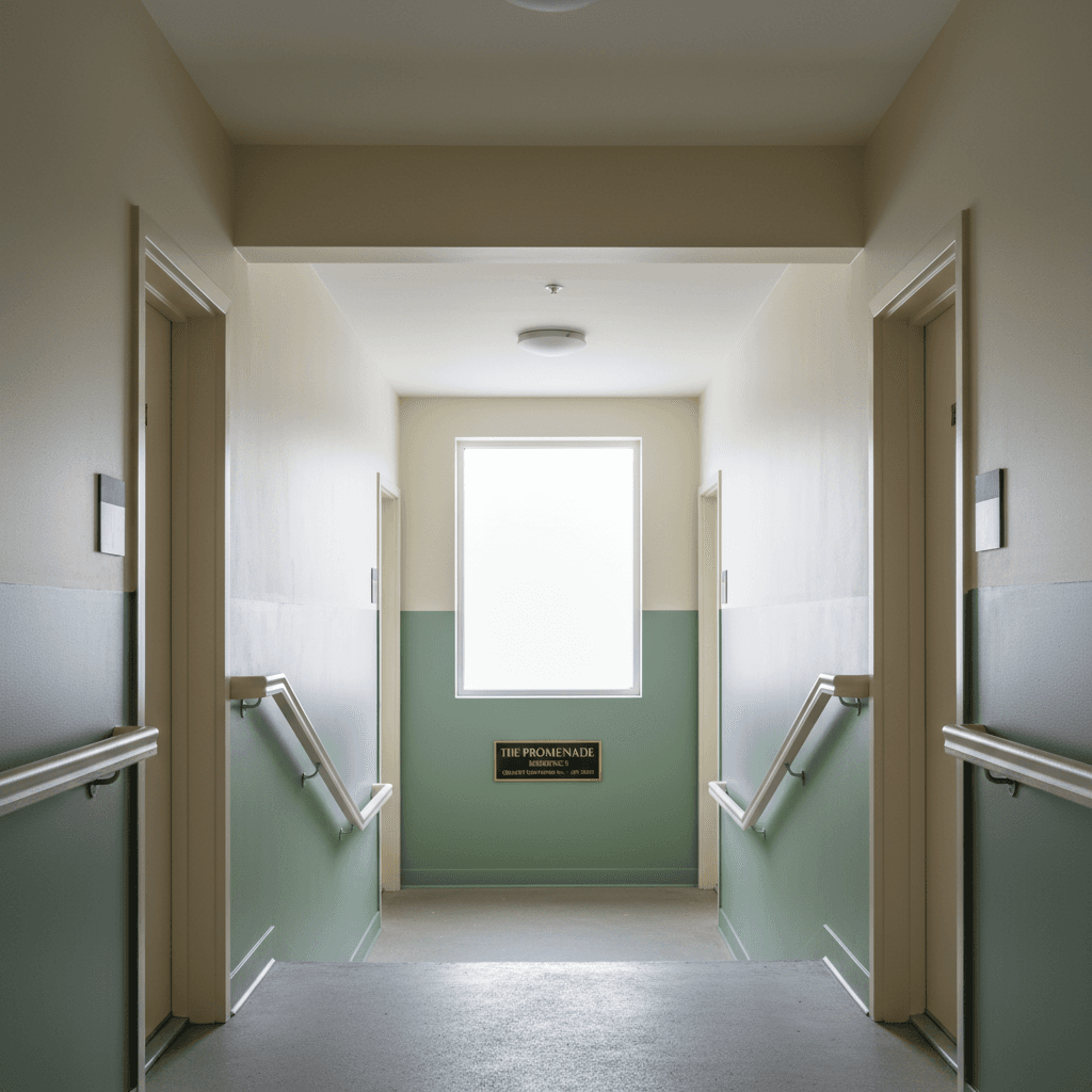 Multi-unit residential building with consistent professional paint finish