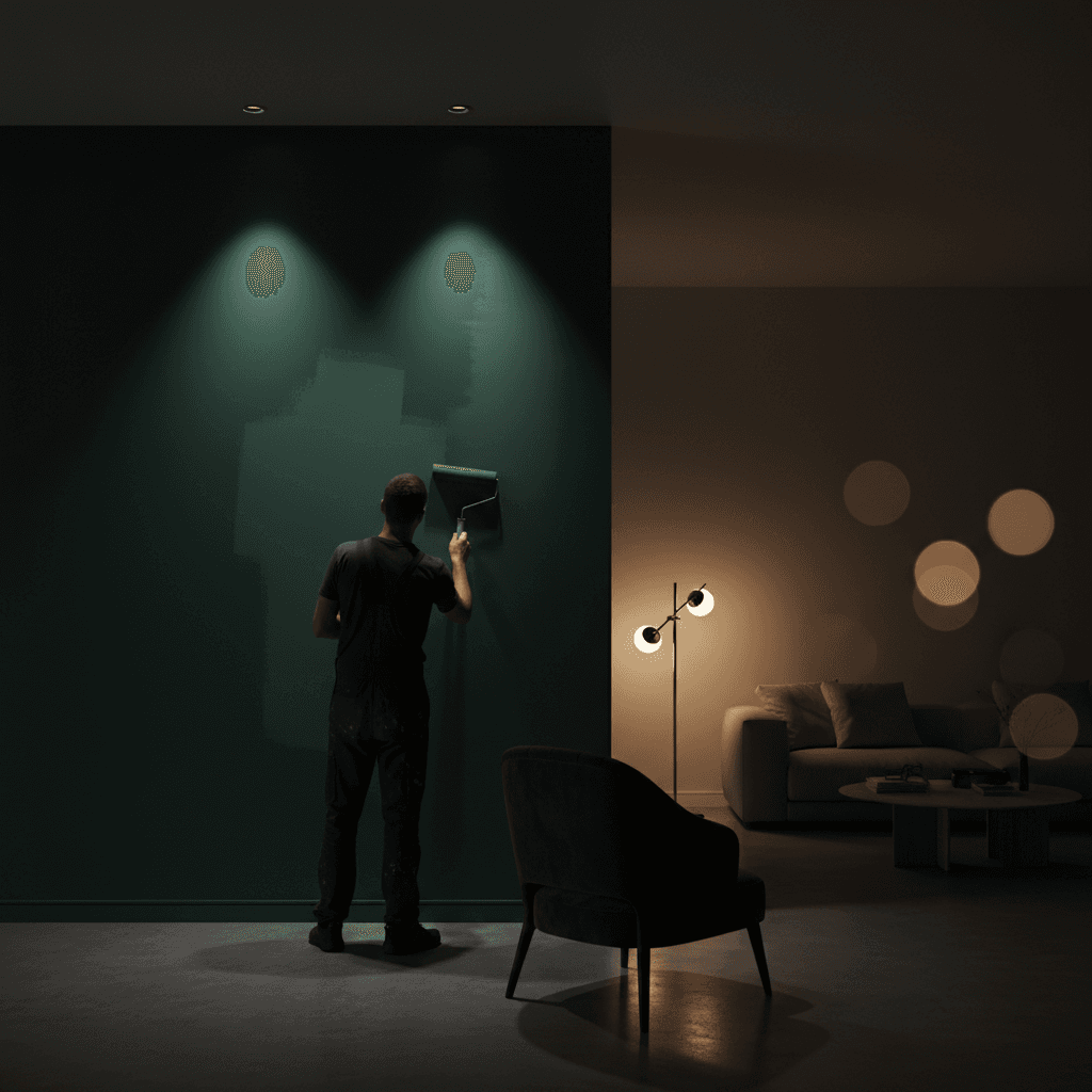 Accent wall painting